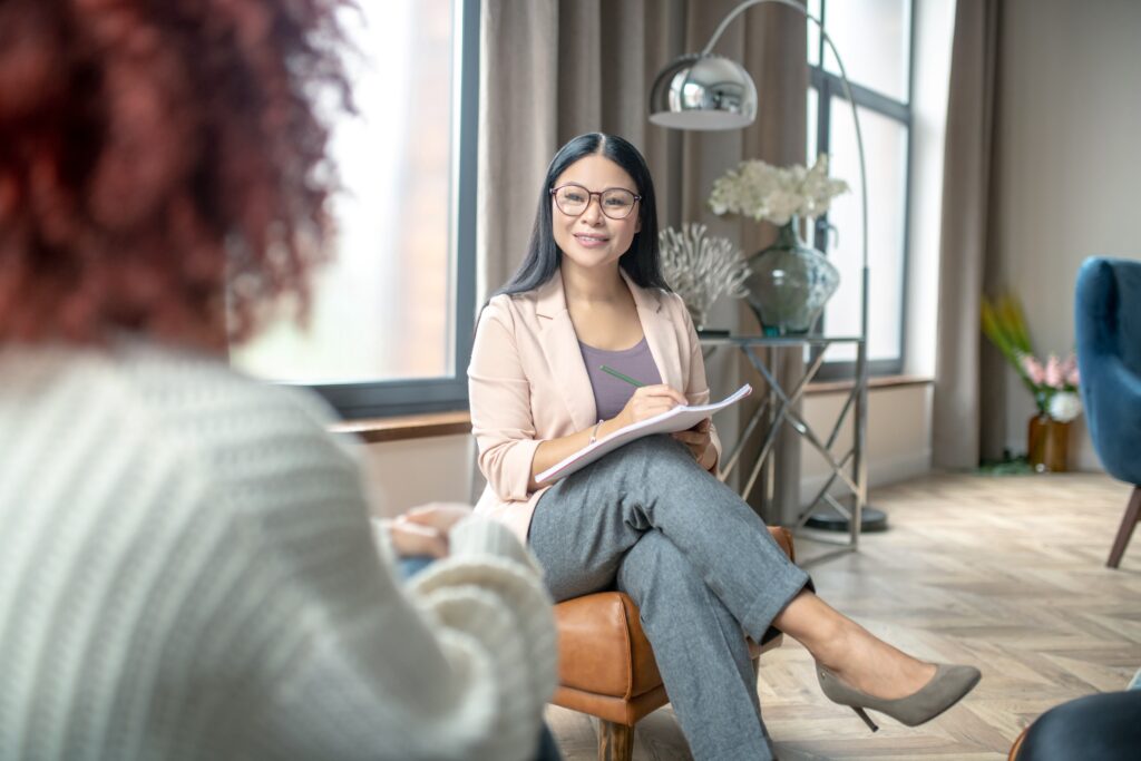 Asian female counsellor for Anxiety Counselling