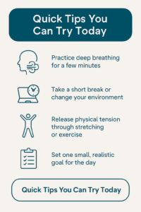 Why Can’t I Ever Relax? 4 Quick Tips
