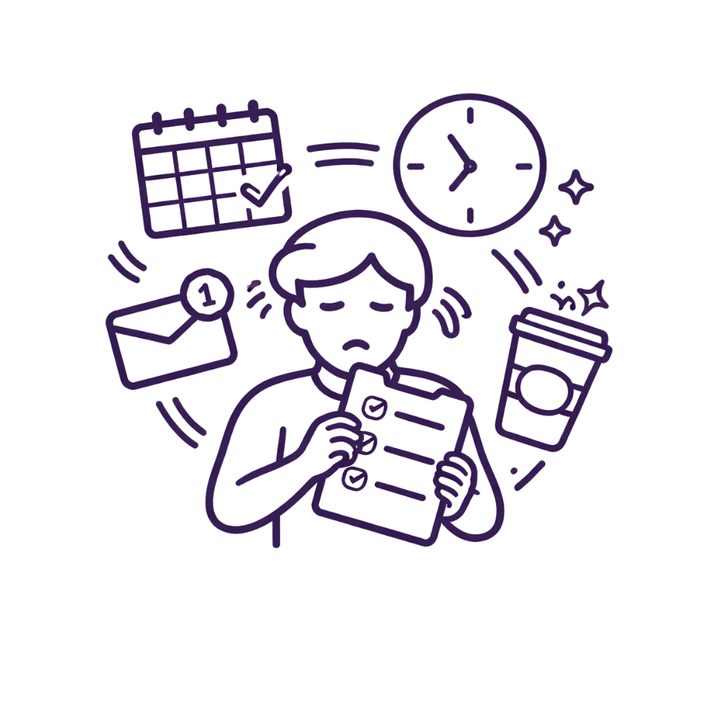 Anxiety Types High Functioning Purple Transparent