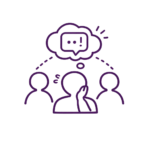 Anxiety Types Social Purple Transparent